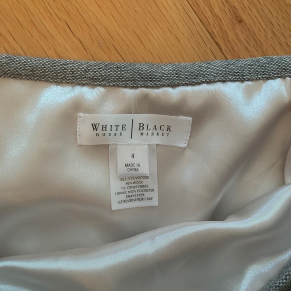 White House Black Market wool skirt - Picture 4 of 5